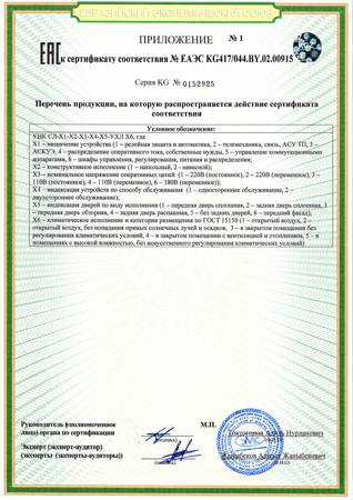 Сертификат соответствия (2)